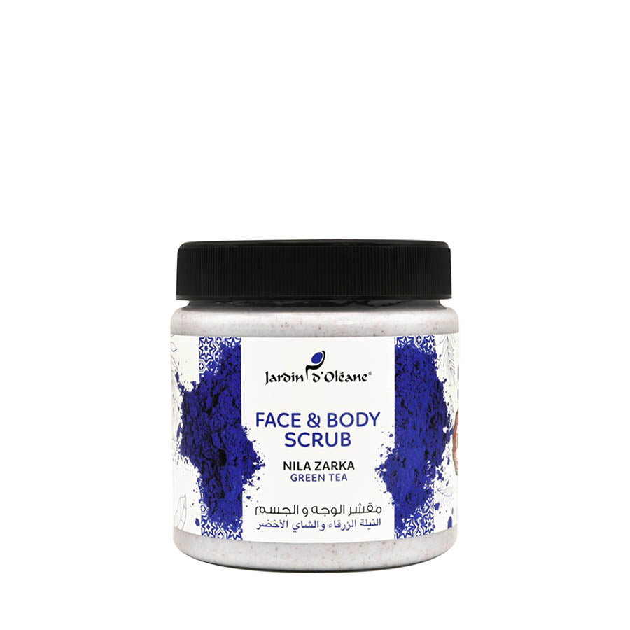 Face & Body Scrub with Nila Zarka & Green Tea 500ml