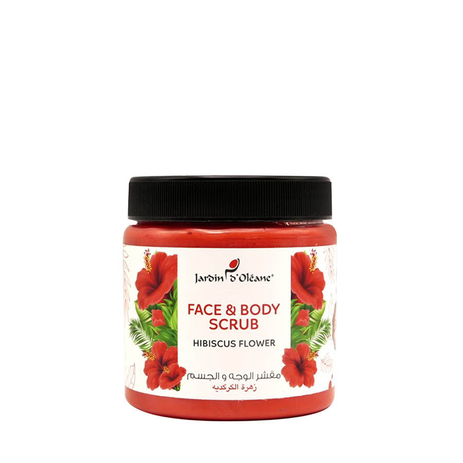 Face & Body Scrub with Hibiscus Flower 500ml