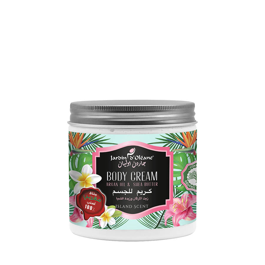 Body Cream with Argan Oil & Shea Butter - Island Scent 500ml