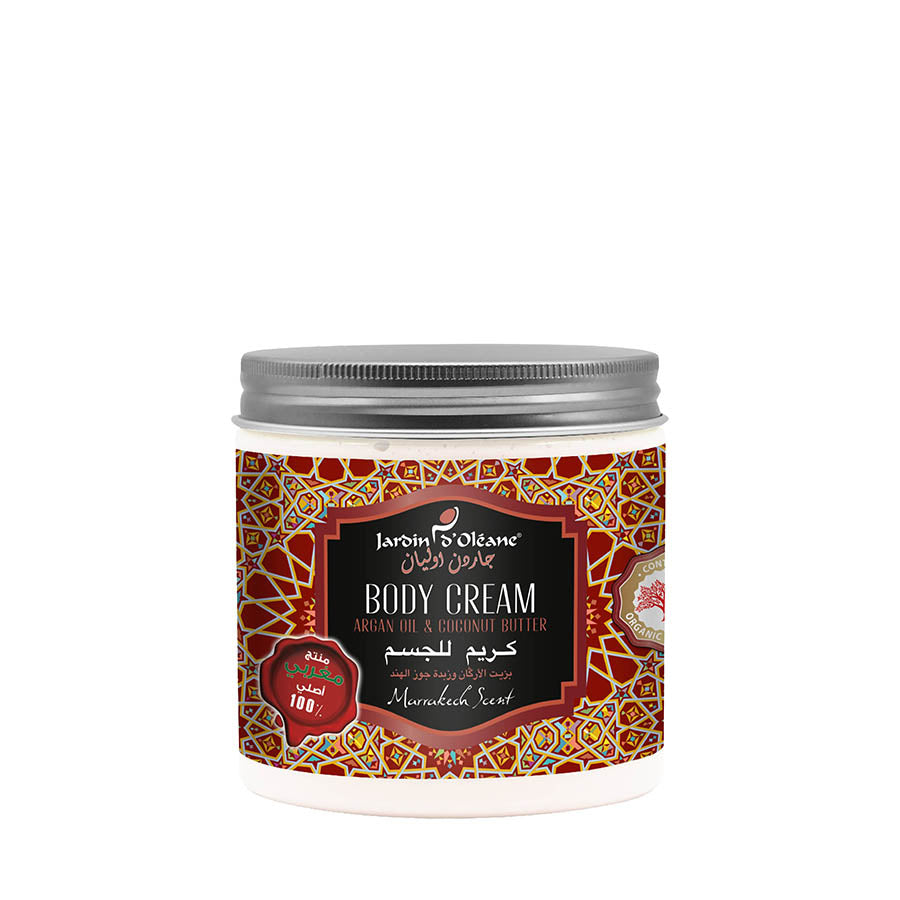 Body Cream with Argan Oil & Coconut Butter - Marrakech Scent 500ml