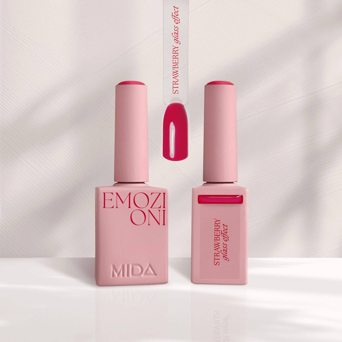 Mida Gel Polish Glass Effect Strawberry 10ml