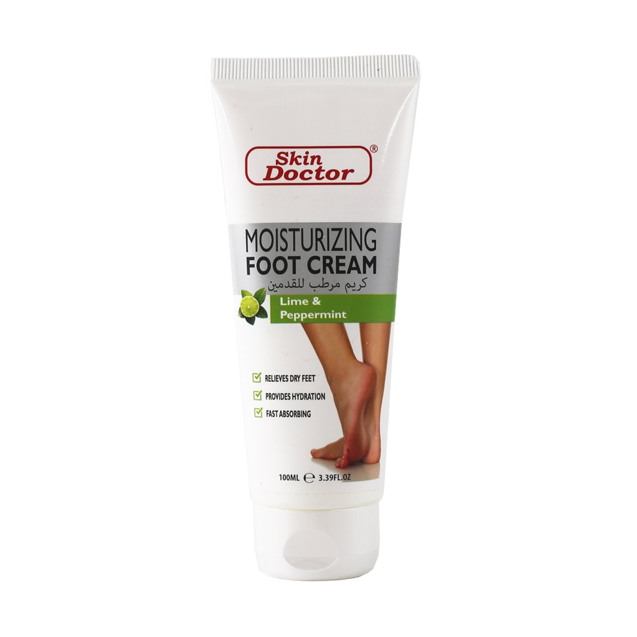 Lime & Peppermint Moisturizing Foot Cream 100ml
