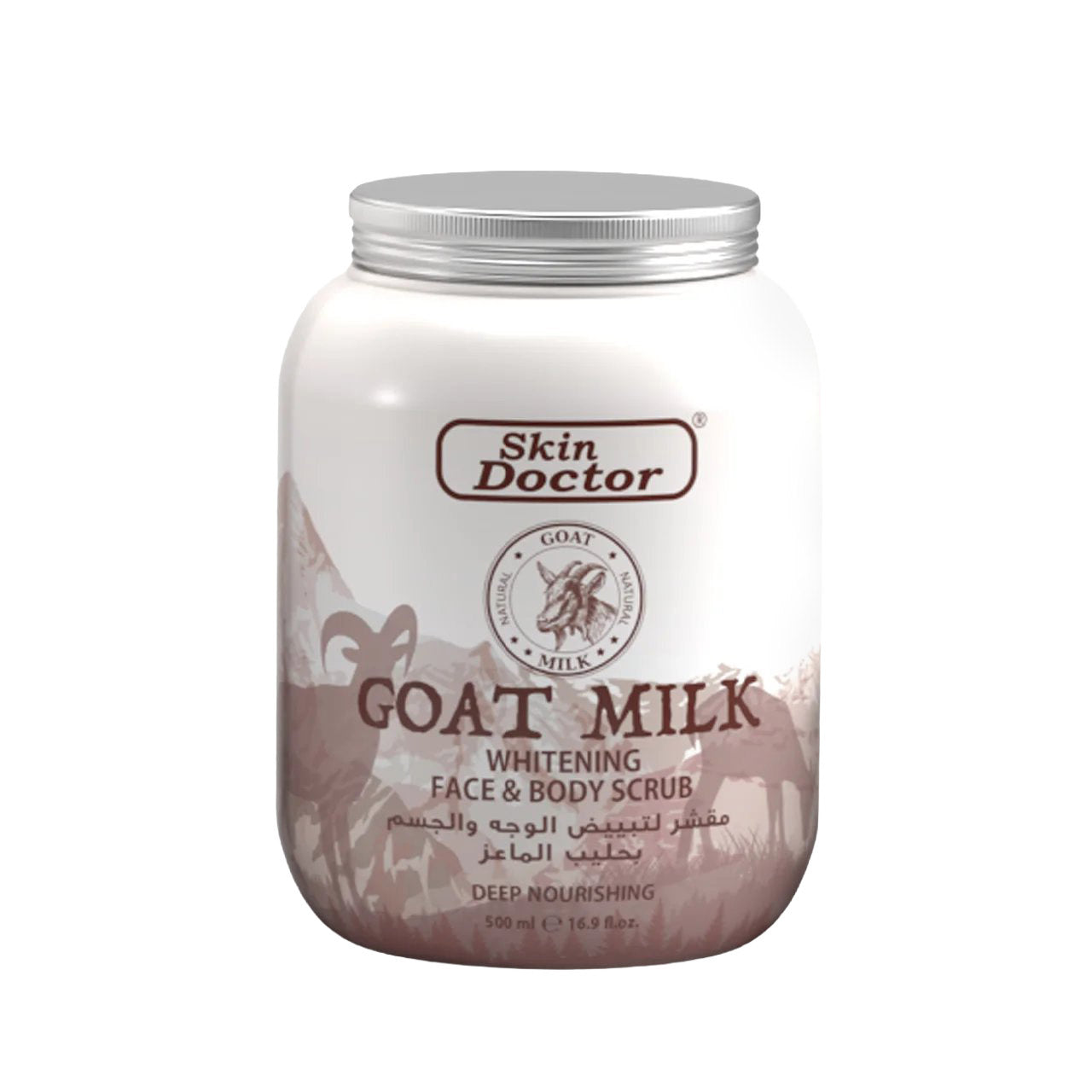 Goat Milk Whitening Face & Body Scrub 500ml
