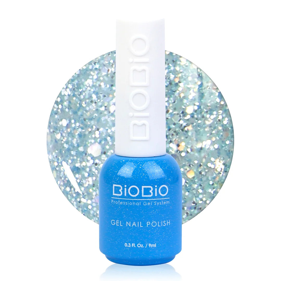 BioBio Glitter Nail Color Gel G112 Saekomdalkom Soda 9ml