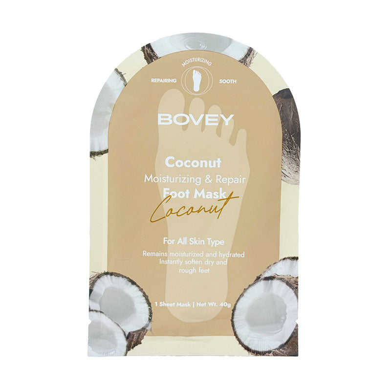 Bovey  Coconut Moisturizing &amp; Repair Foot Mask 40g (Box of 7 Pcs)