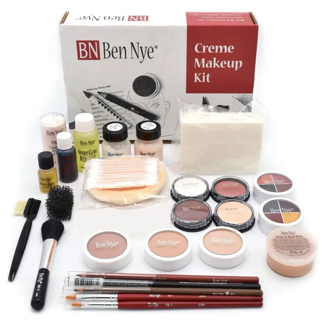 Theatrical Creme Kit TK-3 Olive: Ligh-Medium Ben Nye