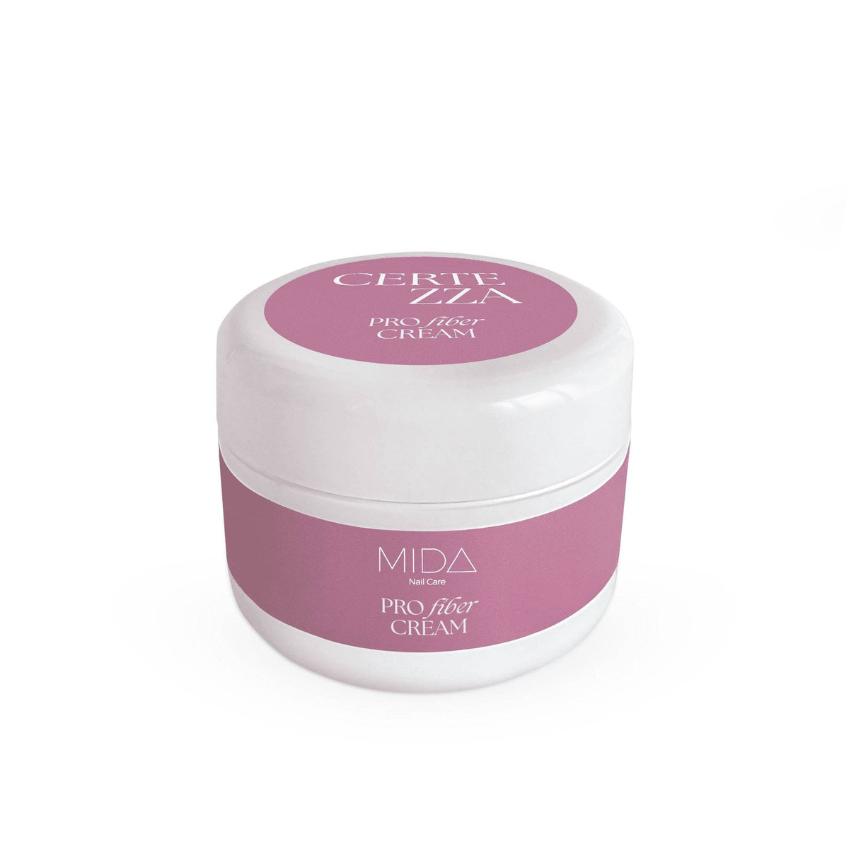 Mida Pro Fiber Cream Builder Gel with Fiberglass - 15ml