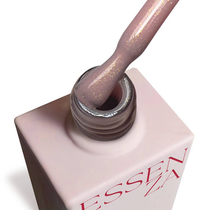 Mida Gummy Base UP Sunny Nude with Gold Shimmer – Semi-permanent Rubber Base 14ml