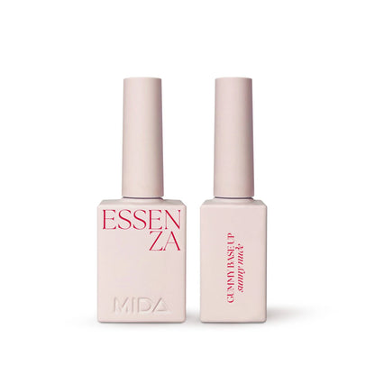 Mida Gummy Base UP Sunny Nude with Gold Shimmer – Semi-permanent Rubber Base 14ml