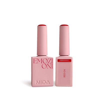 Mida Gel Polish Red 04 10ml