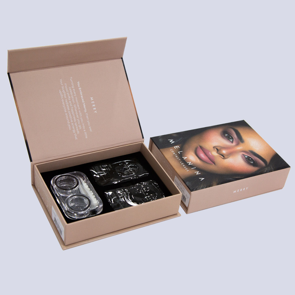 Melanina Colored Lenses Dubai box