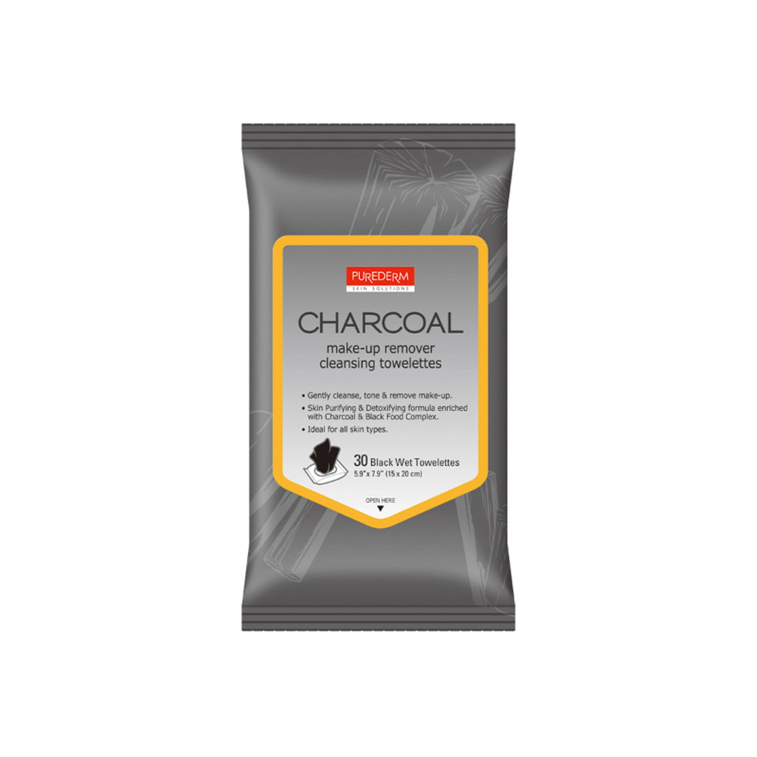 Purederm - Charcoal Make-up Remover | Najafi Cosmetics