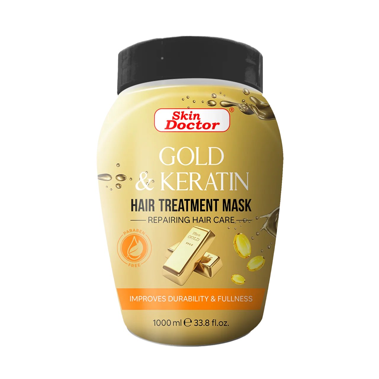 Gold Keratin Hot Oil Hair Treatment 1000ml