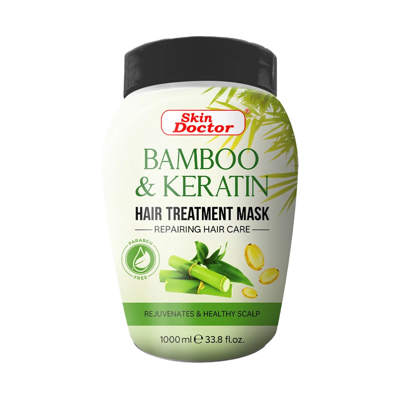 Bamboo &amp; Keratin Hot Oil Hair Treatment 1000ml