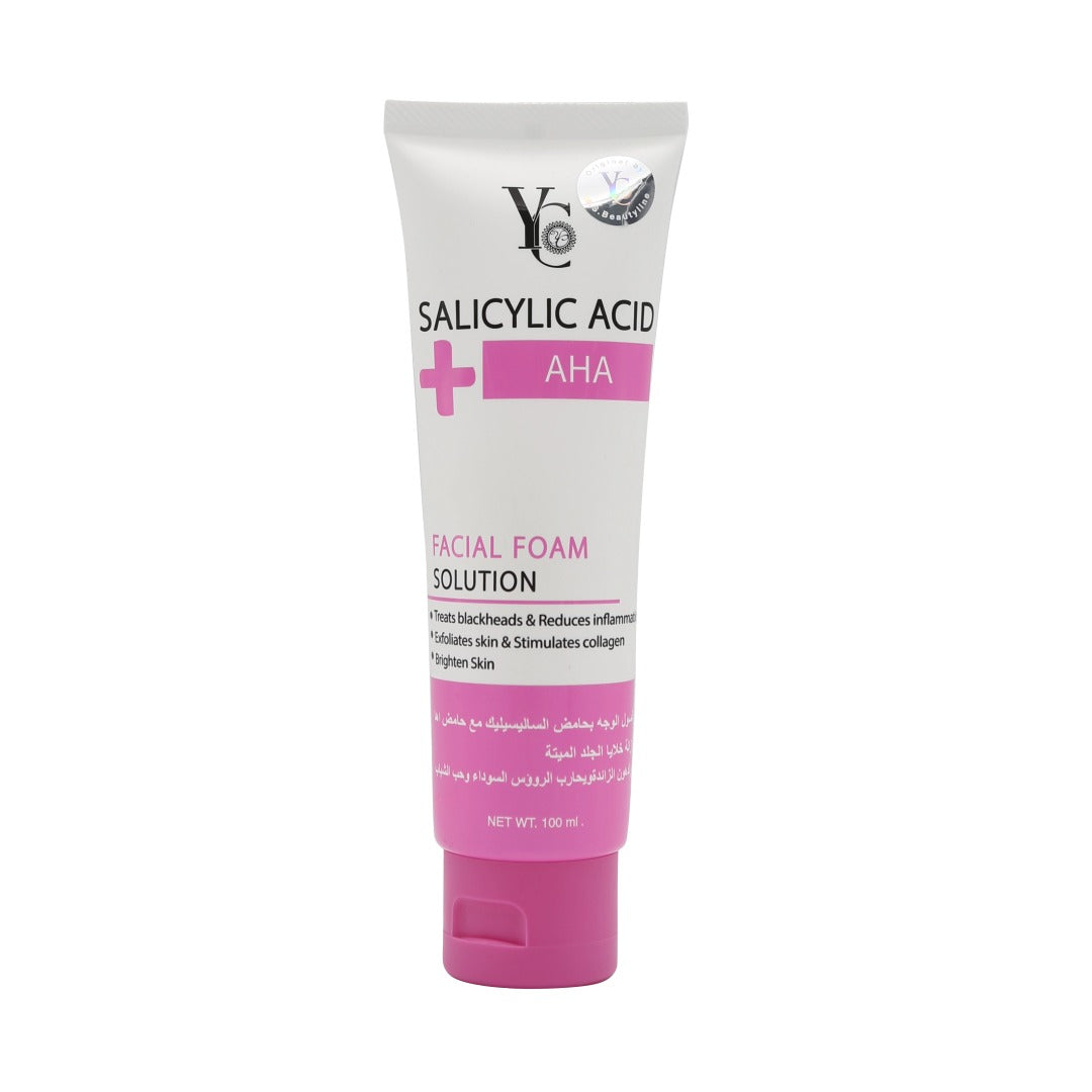 YC Salicylic Acid Facial Foam Solution with AHA 100ml