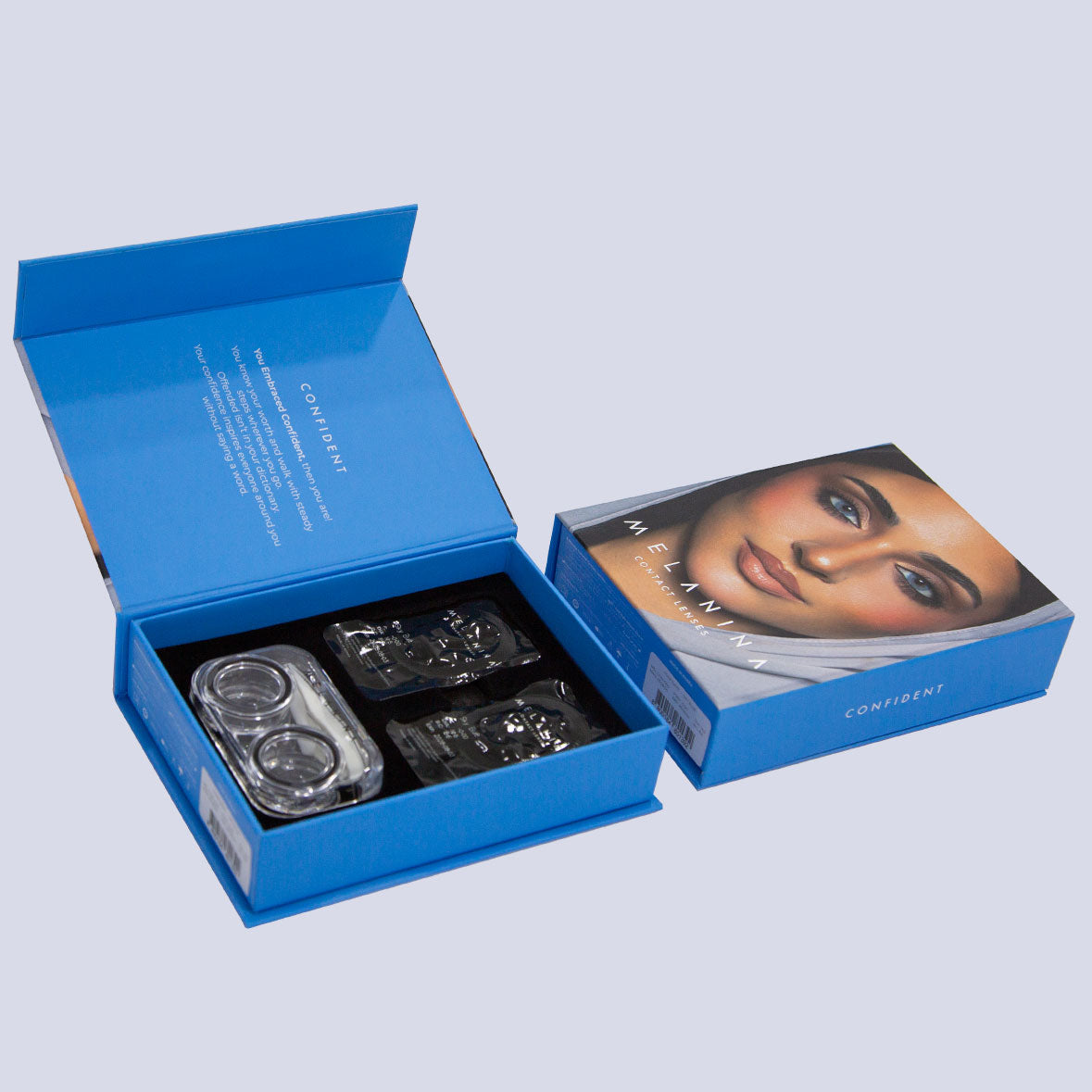 Melanina Colored Lenses Dubai box