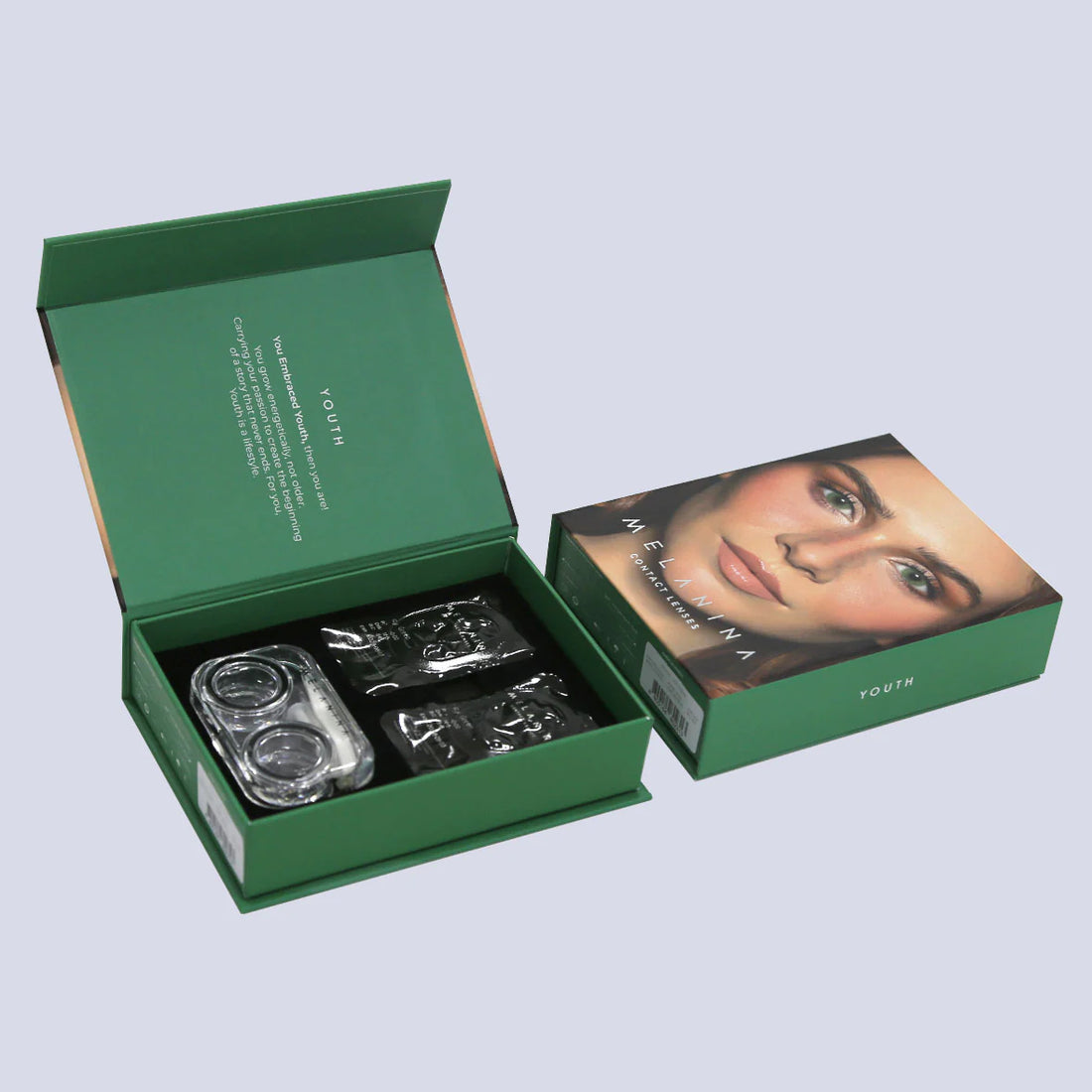 Youth - Vibrant Icy-Green Contact Lenses